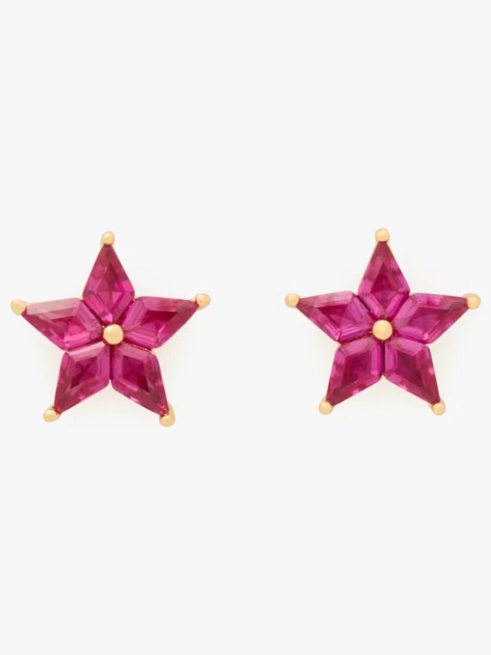 kate spade Ruby/Gold Cosmos Studs/NWT